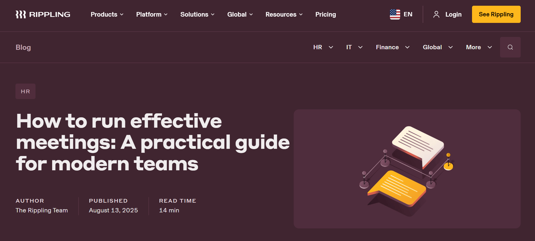 Top of the funnel blog post example